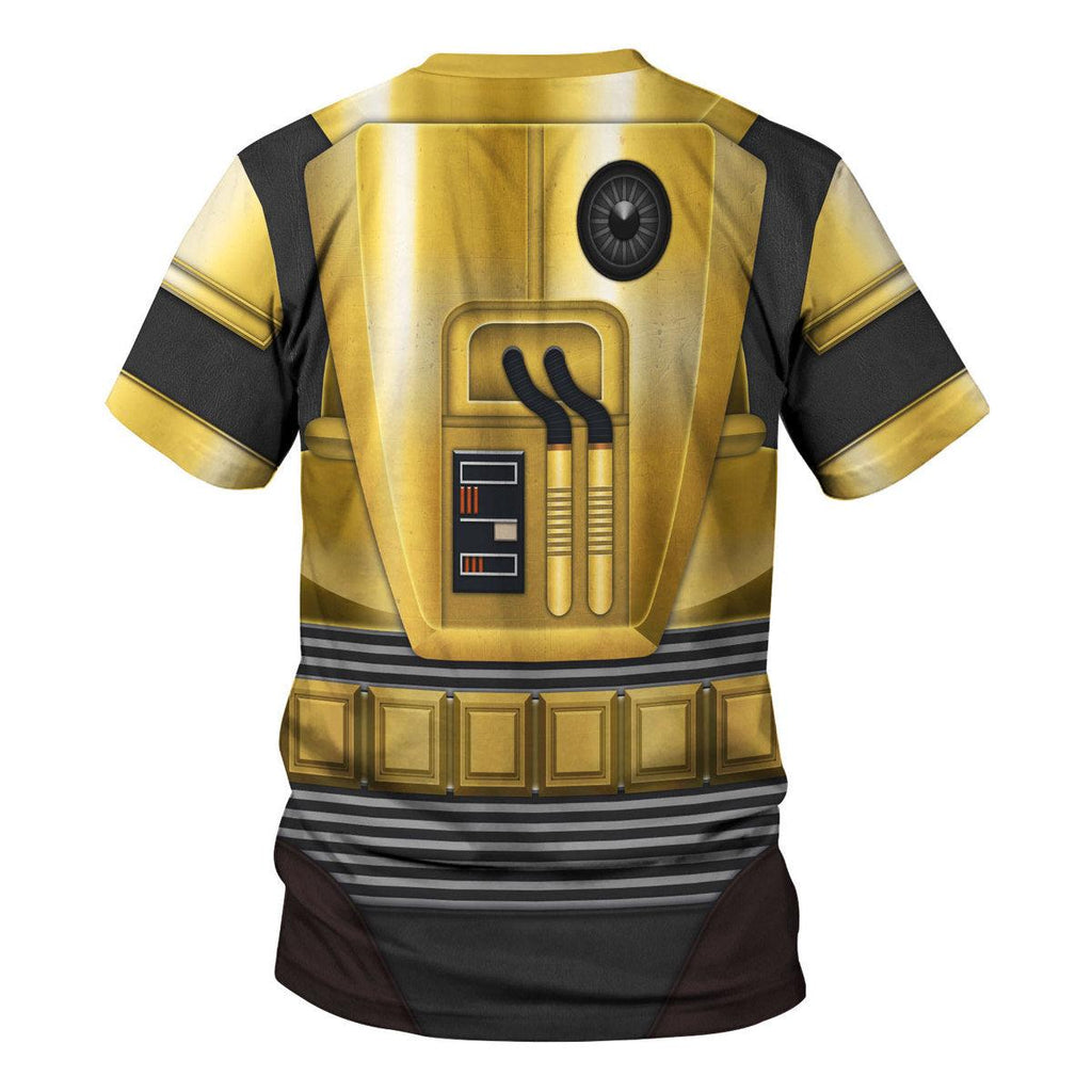 1978 Cylon Gold Costumes on Display T-shirt Hoodie Sweatpants Apparel - Gearhomie.com