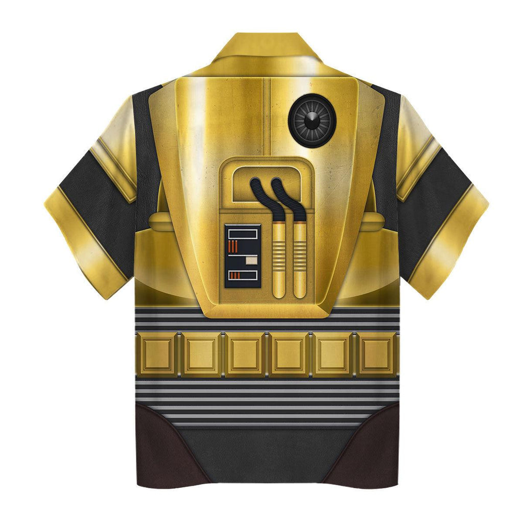 1978 Cylon Gold Costumes on Display T-shirt Hoodie Sweatpants Apparel - Gearhomie.com