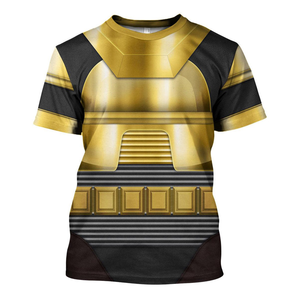 1978 Cylon Gold Costumes on Display T-shirt Hoodie Sweatpants Apparel - Gearhomie.com