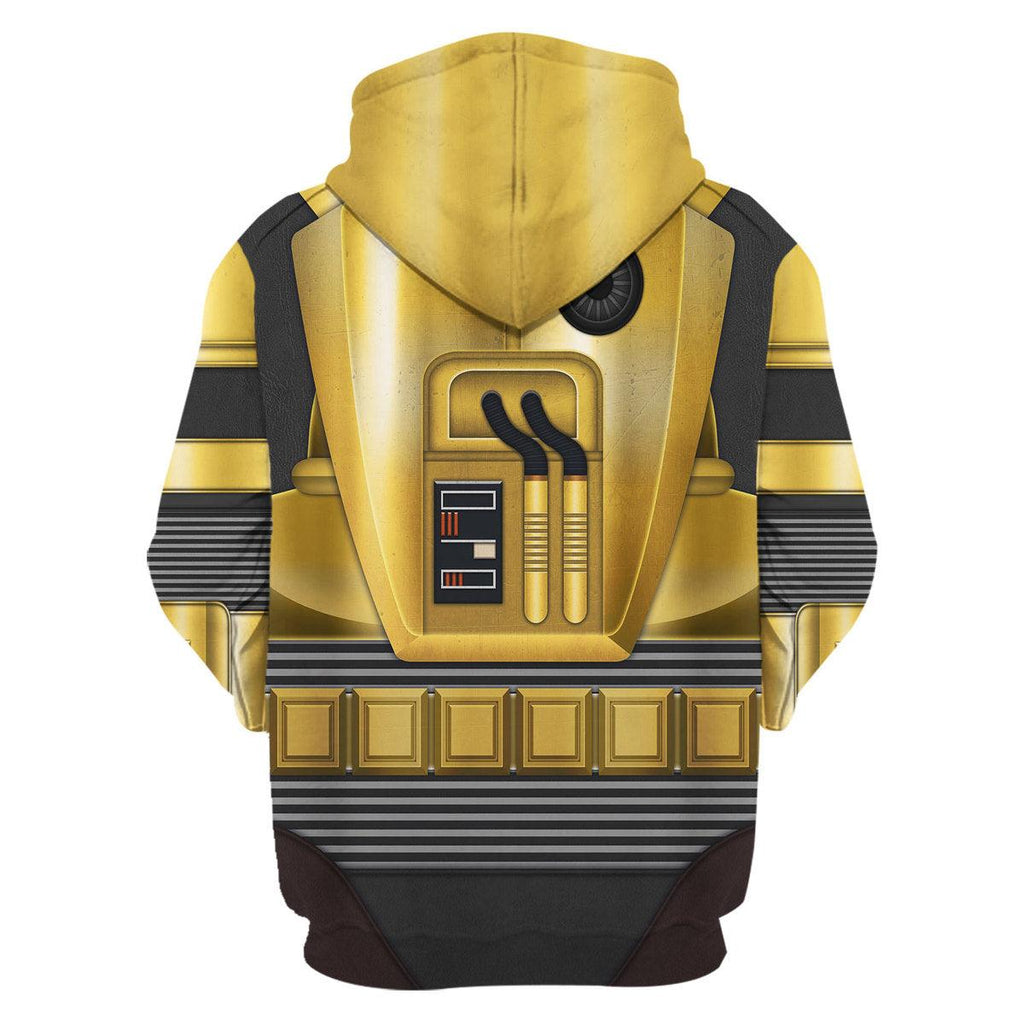 1978 Cylon Gold Costumes on Display T-shirt Hoodie Sweatpants Apparel - Gearhomie.com