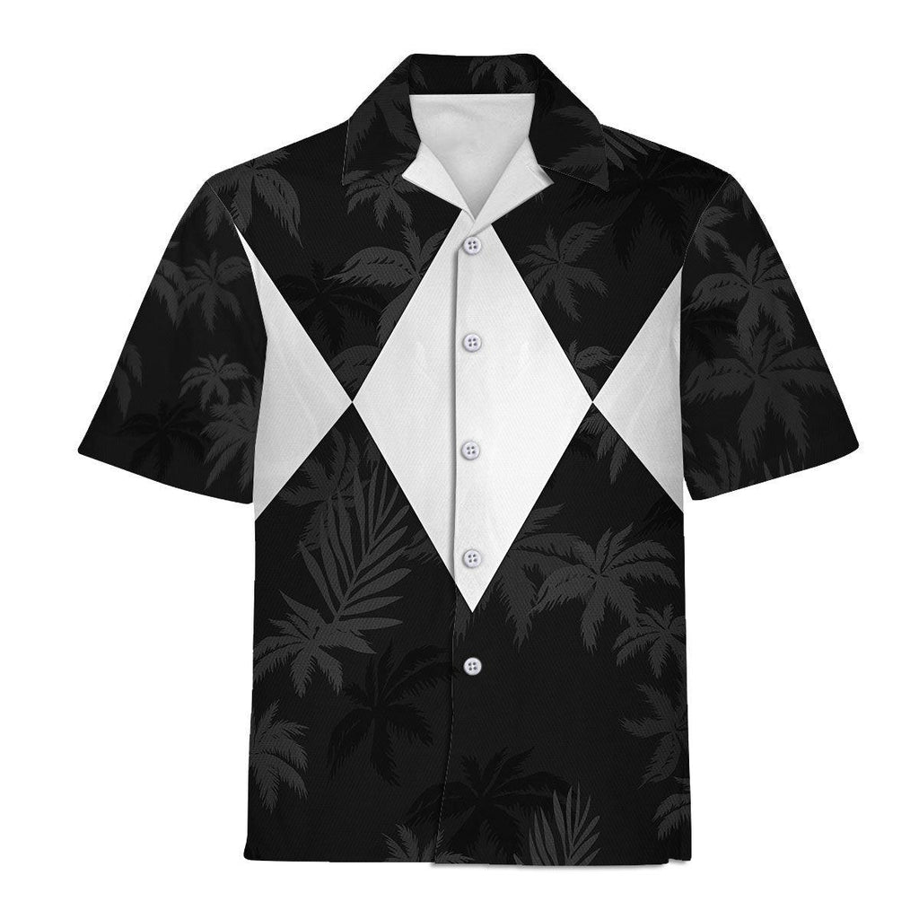 Black Ranger x Tommy Vercetti Hawaiian Shirt & Beach Shorts - Gearhomie.com