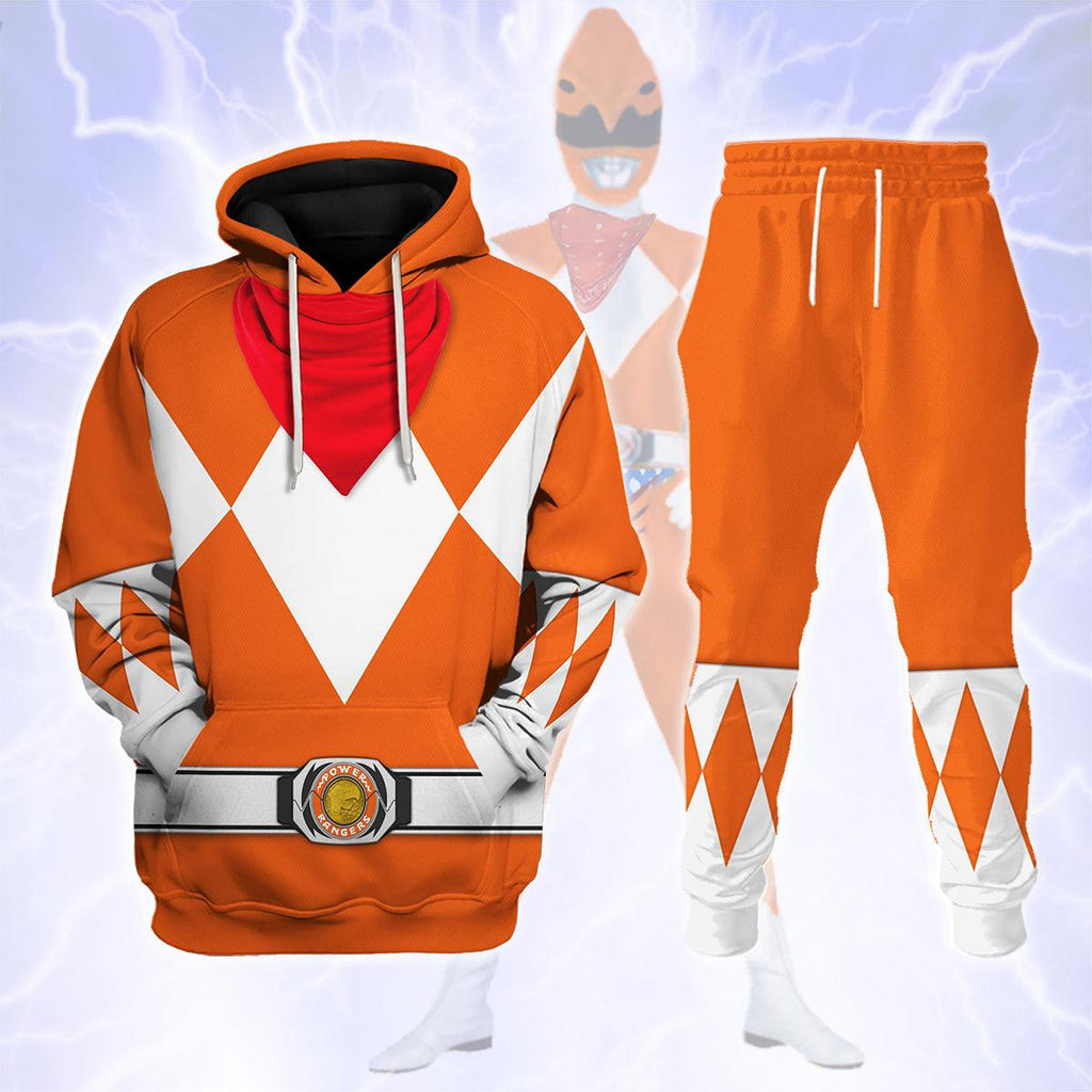 Bulk and Skull Orange Ranger Hoodies Sweatshirt T-shirt Hawaiian Sweatpants - Gearhomie.com