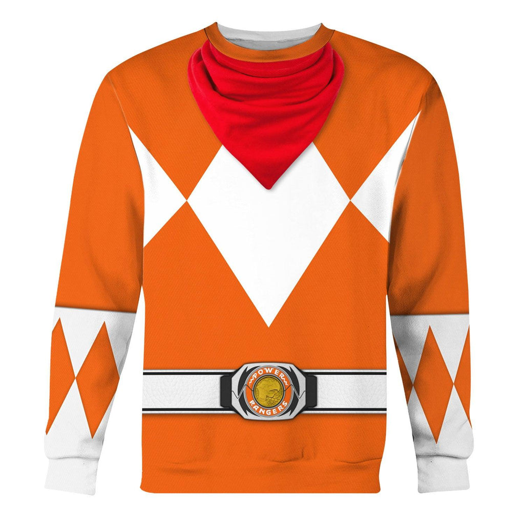 Bulk and Skull Orange Ranger Hoodies Sweatshirt T-shirt Hawaiian Sweatpants - Gearhomie.com