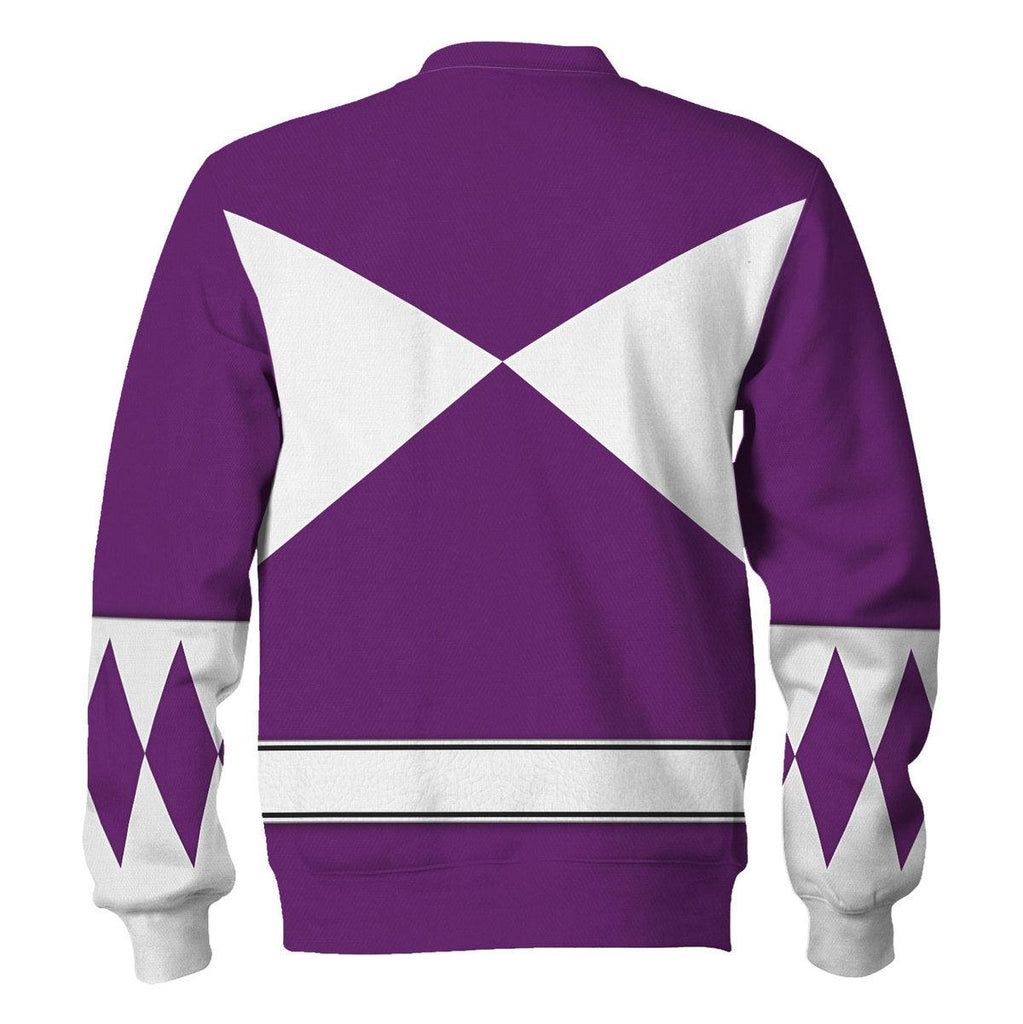 Bulk and Skull Purple Ranger Hoodies Sweatshirt T-shirt Hawaiian Sweatpants - Gearhomie.com