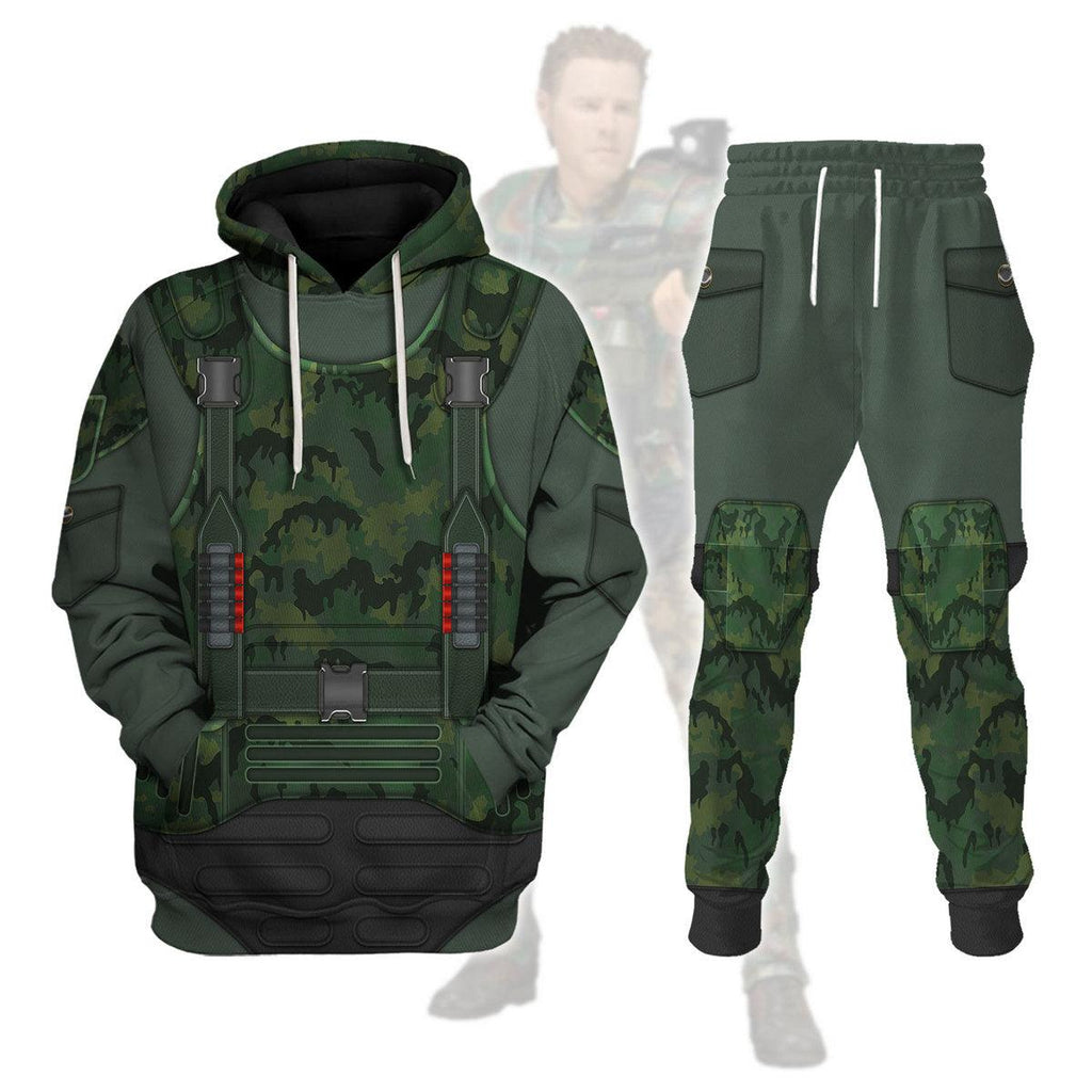 Colonial Marine Uniform Character Costume T-shirt Hoodie Sweatpants Apparel - Gearhomie.com