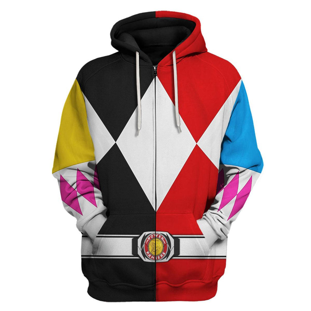 Every Current Mighty Morphin Team Hoodies Sweatshirt T-shirt Hawaiian Sweatpants - Gearhomie.com