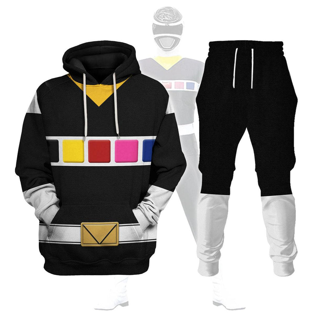 Gearhomie Black Space Ranger Hoodies Sweatshirt T-shirt Hawaiian Tracksuit - Gearhomie.com