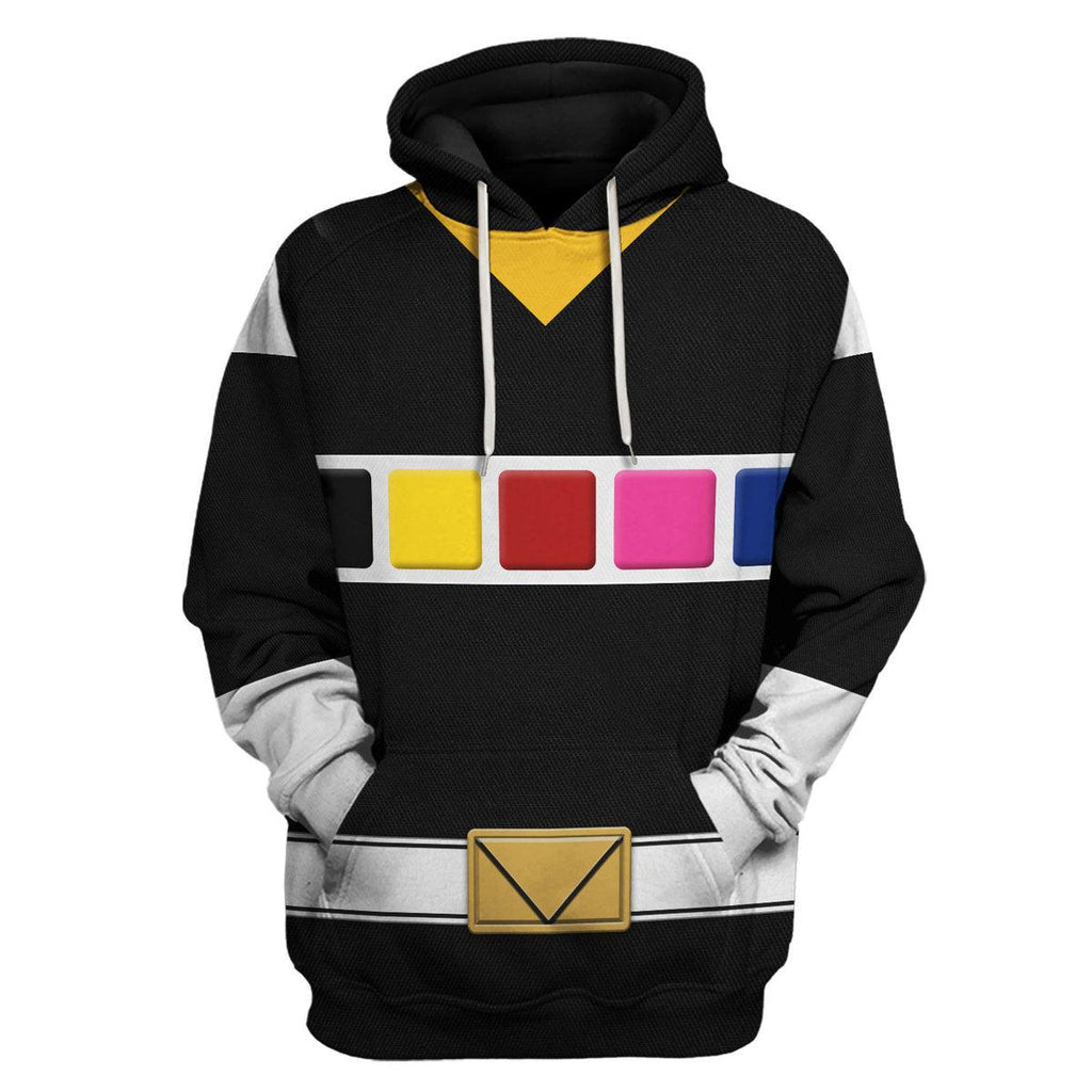 Gearhomie Black Space Ranger Hoodies Sweatshirt T-shirt Hawaiian Tracksuit - Gearhomie.com