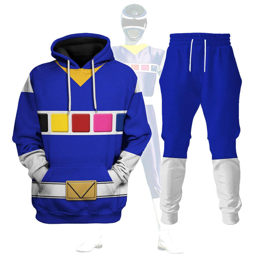 Gearhomie Blue Space Ranger Hoodies Sweatshirt T-shirt Hawaiian Tracksuit - Gearhomie.com