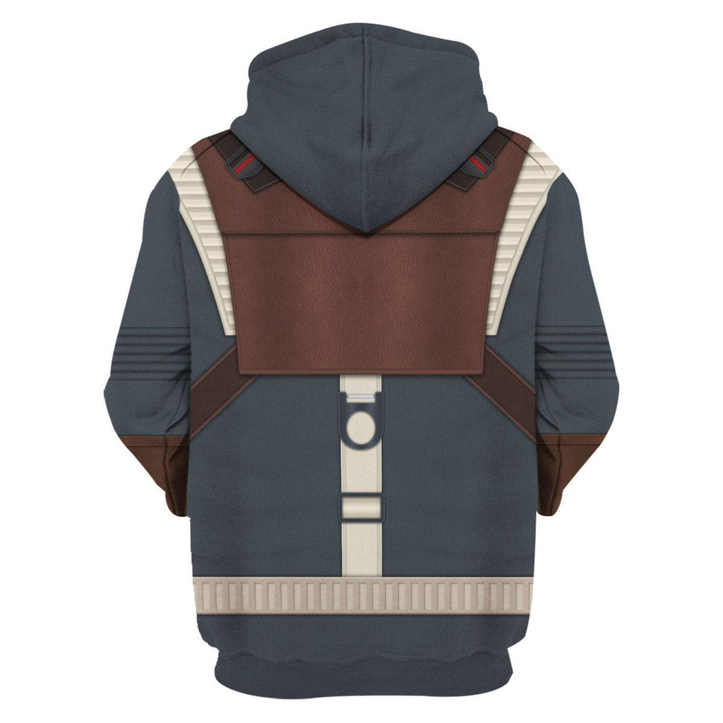 Gearhomie Cal Kestis's Jedi Costume Hoodie Sweatshirt T-Shirt Sweatpants - Gearhomie.com