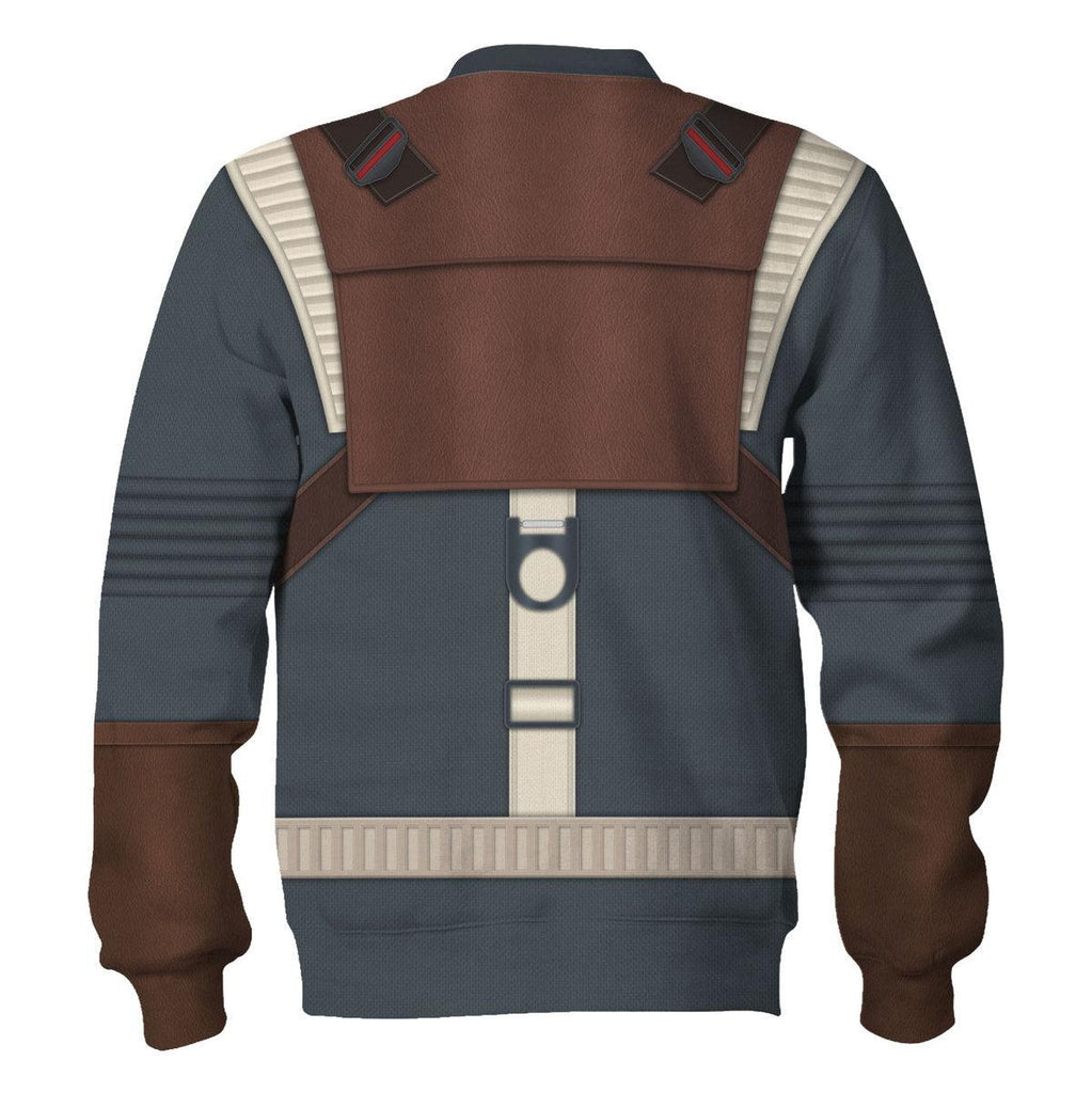 Gearhomie Cal Kestis's Jedi Costume Hoodie Sweatshirt T-Shirt Sweatpants - Gearhomie.com