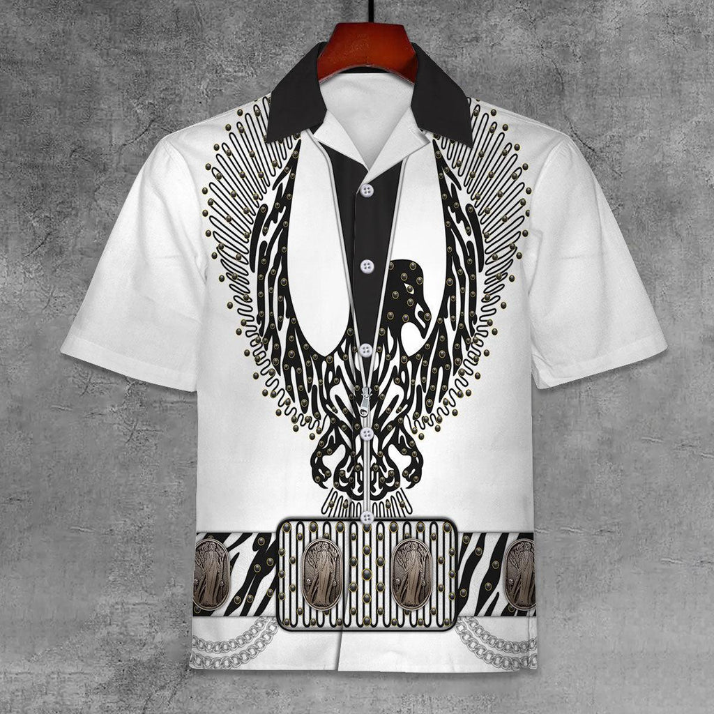 Gearhomie Elvis Black Phoenix Unisex Hawaii Shirt - Gearhomie.com