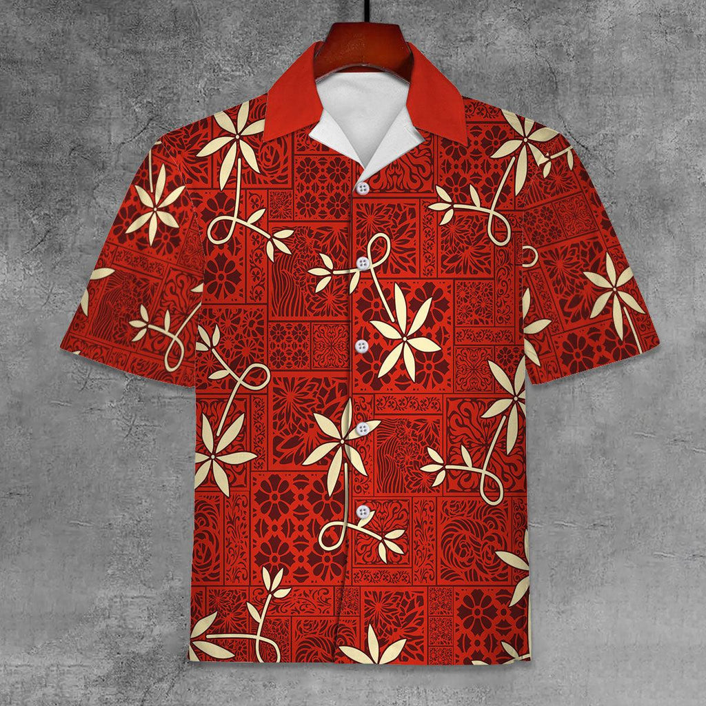 Gearhomie Elvis Retro Blue Unisex Hawaii Shirt - Gearhomie.com