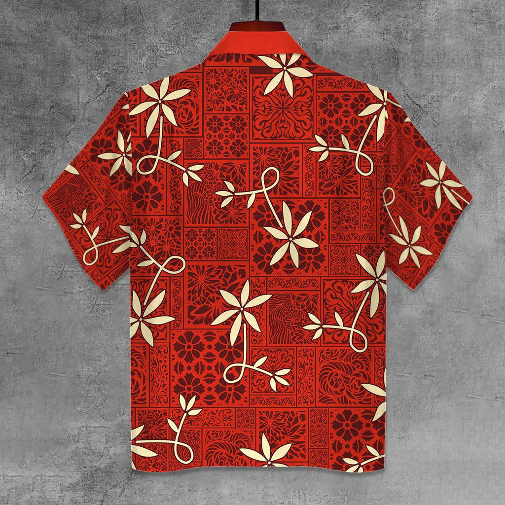 Gearhomie Elvis Retro Blue Unisex Hawaii Shirt - Gearhomie.com