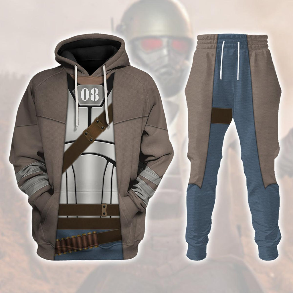 Gearhomie Fallout NCR Ranger Combat Armor Hoodie Sweatshirt T-Shirt Tracksuit - Gearhomie.com