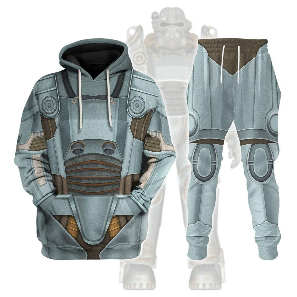 Gearhomie Fallout T-45 Power Armor Hoodie Sweatshirt T-Shirt Tracksuit - Gearhomie.com