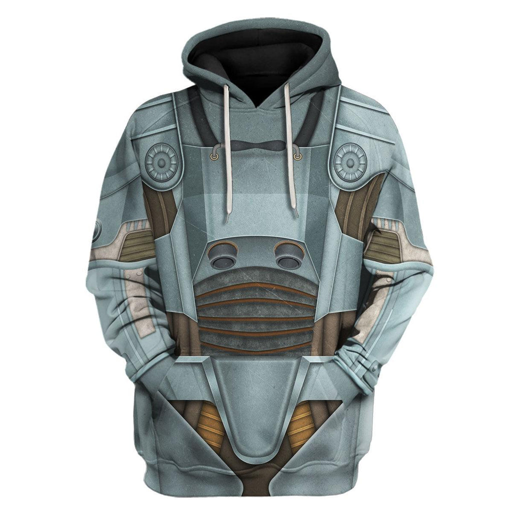 Gearhomie Fallout T-45 Power Armor Hoodie Sweatshirt T-Shirt Tracksuit - Gearhomie.com