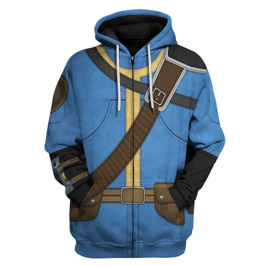 Gearhomie Fallout The Lone Wanderer Cosplay Tracksuit Hoodie Sweatshirt T-Shirt Tracksuit - Gearhomie.com