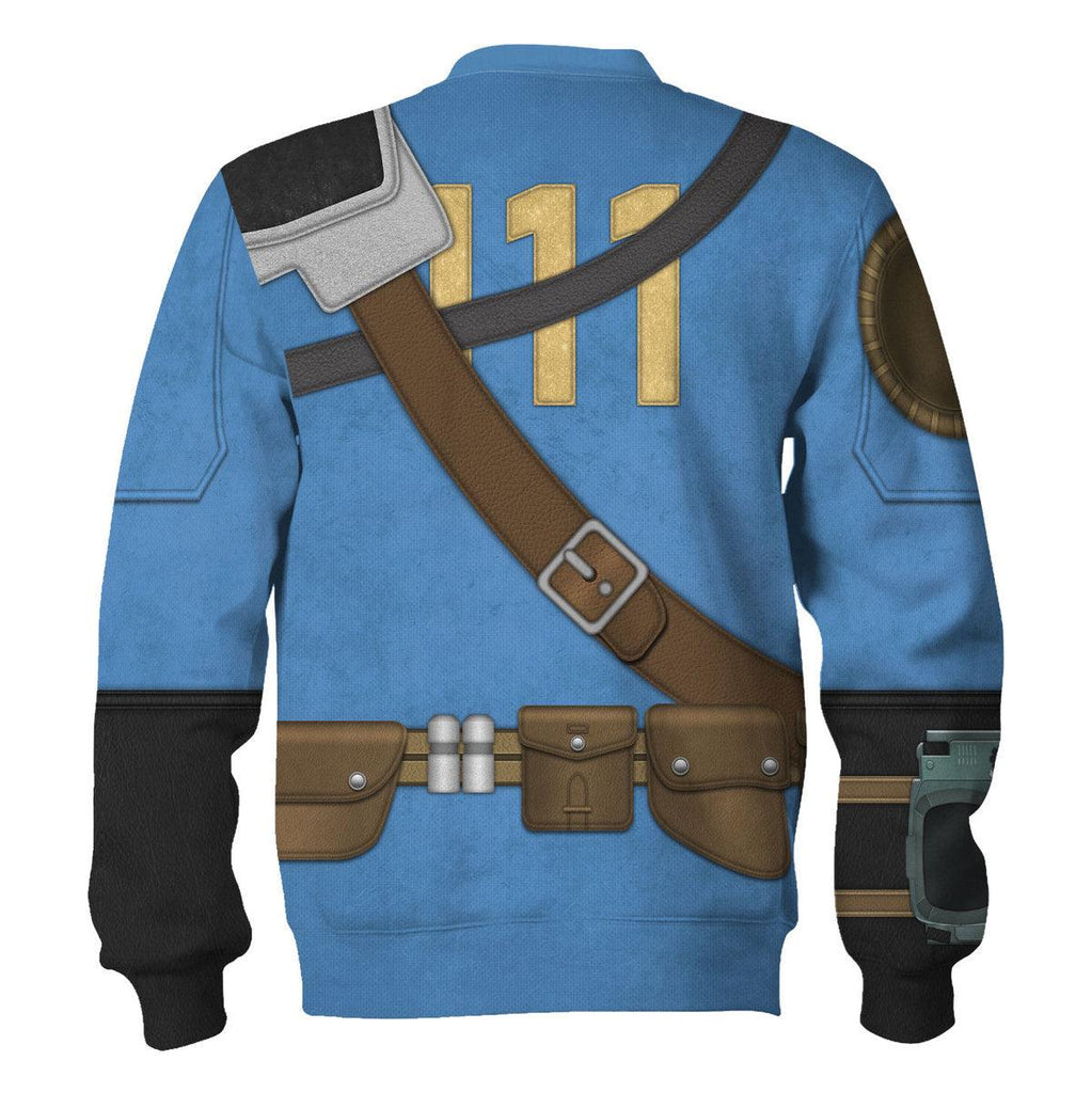 Gearhomie Fallout The Lone Wanderer Cosplay Tracksuit Hoodie Sweatshirt T-Shirt Tracksuit - Gearhomie.com