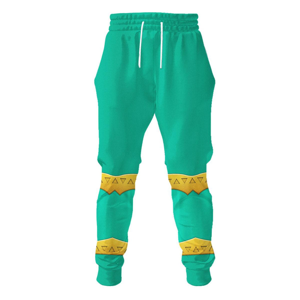 Gearhomie Green Izzy Garcia Ranger Dino Fury Hoodies Sweatshirt T-Shirt Zip Hoodies Sweatpants - Gearhomie.com