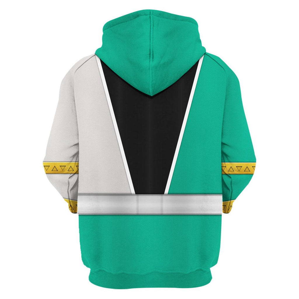 Gearhomie Green Izzy Garcia Ranger Dino Fury Hoodies Sweatshirt T-Shirt Zip Hoodies Sweatpants - Gearhomie.com