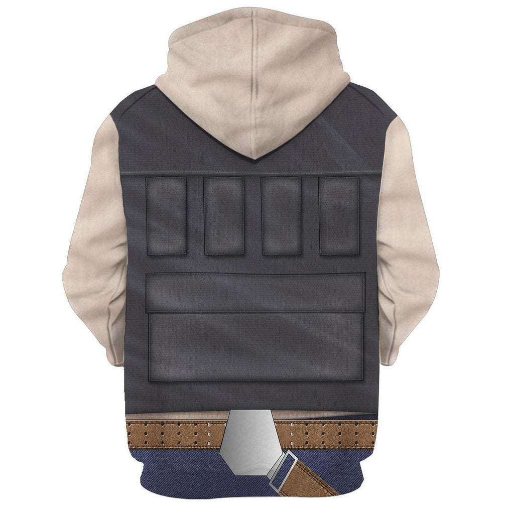 Gearhomie Han Solo Costume Hoodie Sweatshirt T-Shirt Sweatpants - Gearhomie.com