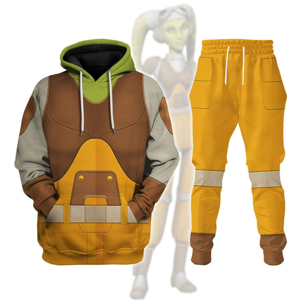 Gearhomie Hera Syndulla Costume Hoodie Sweatshirt T-Shirt Sweatpants - Gearhomie.com