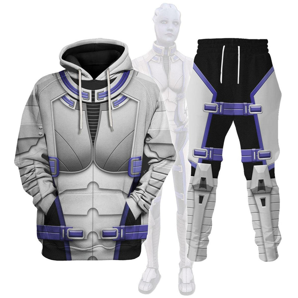 Gearhomie Liara T'Soni Hoodie Sweatshirt T-shirt Sweatpants Outfit Cosplay Costumes - Gearhomie.com