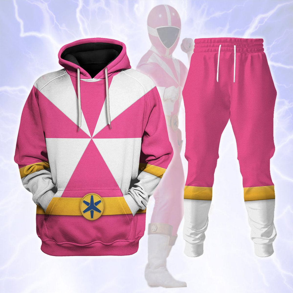Gearhomie Lightspeed Pink Ranger Hoodies Sweatshirt T-shirt Sweatpants Hawaiian Tracksuit - Gearhomie.com
