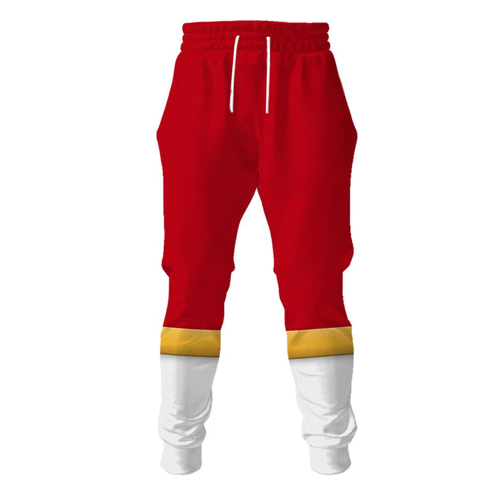 Gearhomie Lightspeed Red Ranger Hoodies Sweatshirt T-shirt Sweatpants Hawaiian Tracksuit - Gearhomie.com