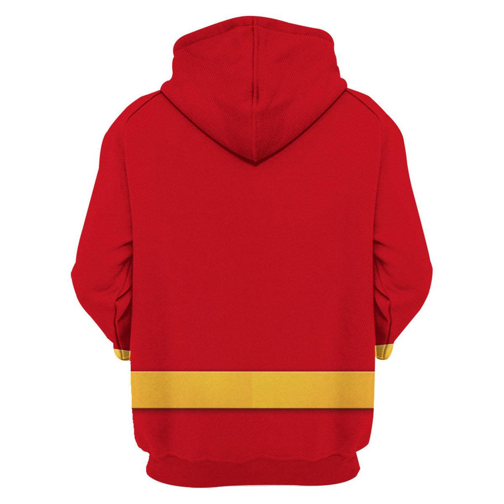 Gearhomie Lightspeed Red Ranger Hoodies Sweatshirt T-shirt Sweatpants Hawaiian Tracksuit - Gearhomie.com