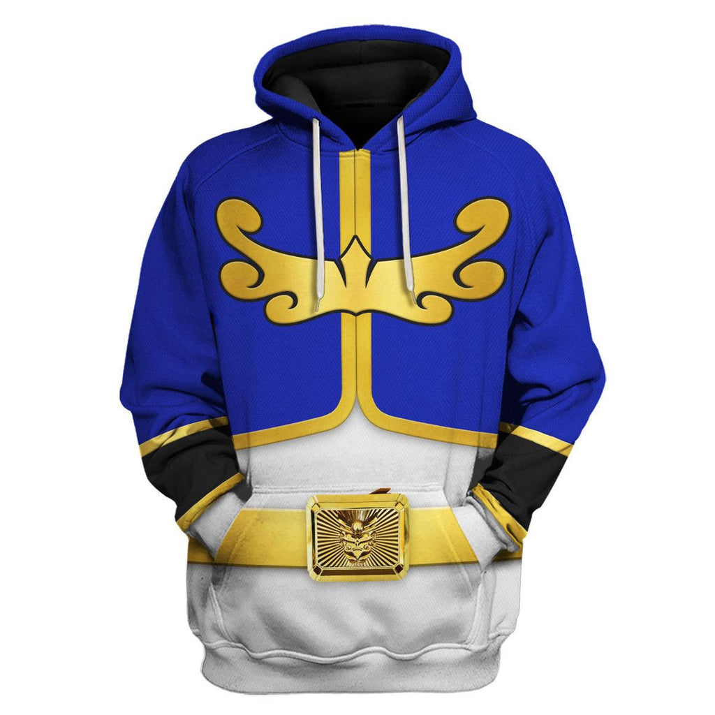 Gearhomie Megaforce Blue Ranger Hoodies Sweatshirt T-shirt Hawaiian Sweatpants - Gearhomie.com