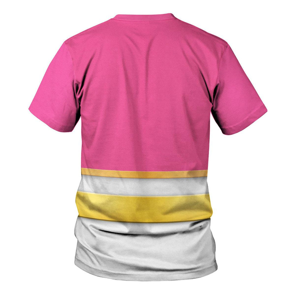 Gearhomie Megaforce Pink Ranger Hoodies Sweatshirt T-shirt Hawaiian Sweatpants - Gearhomie.com