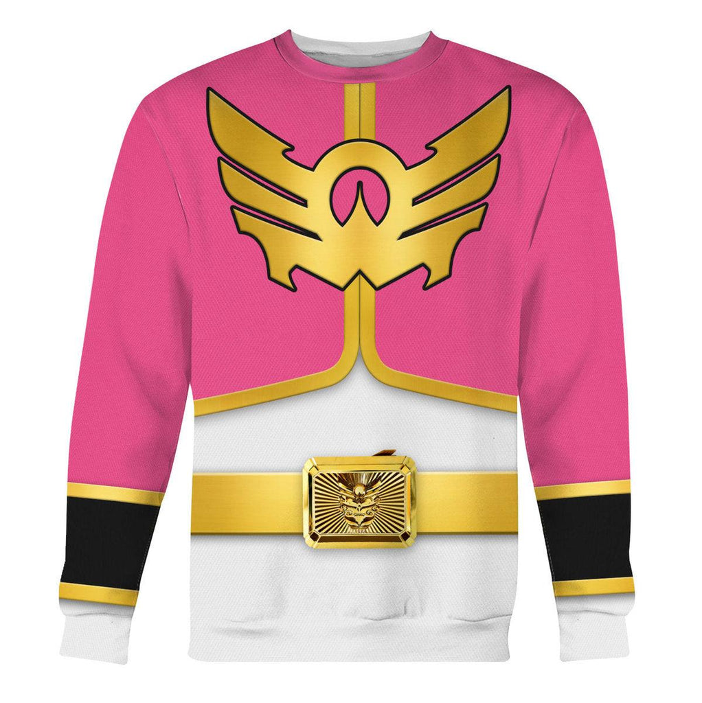 Gearhomie Megaforce Pink Ranger Hoodies Sweatshirt T-shirt Hawaiian Sweatpants - Gearhomie.com