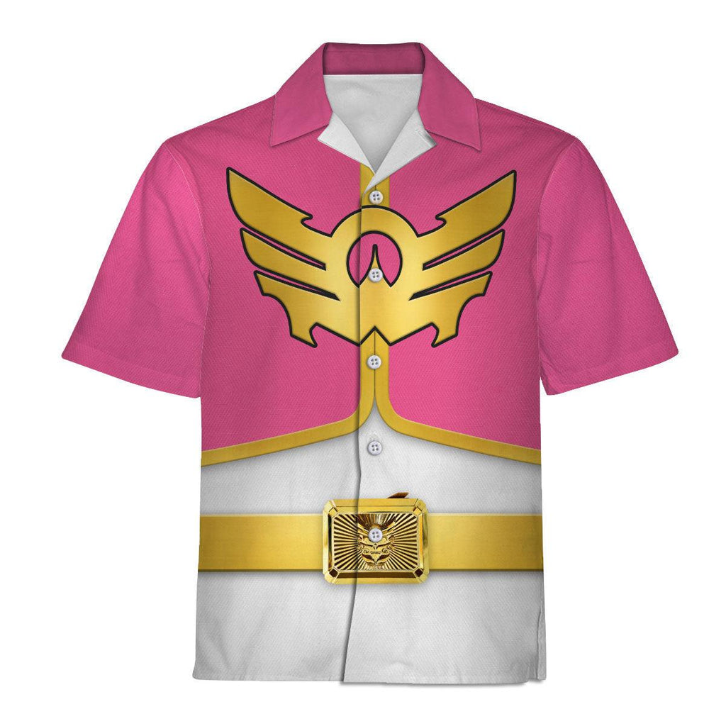 Gearhomie Megaforce Pink Ranger Hoodies Sweatshirt T-shirt Hawaiian Sweatpants - Gearhomie.com