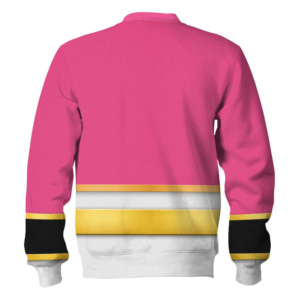 Gearhomie Megaforce Pink Ranger Hoodies Sweatshirt T-shirt Hawaiian Sweatpants - Gearhomie.com