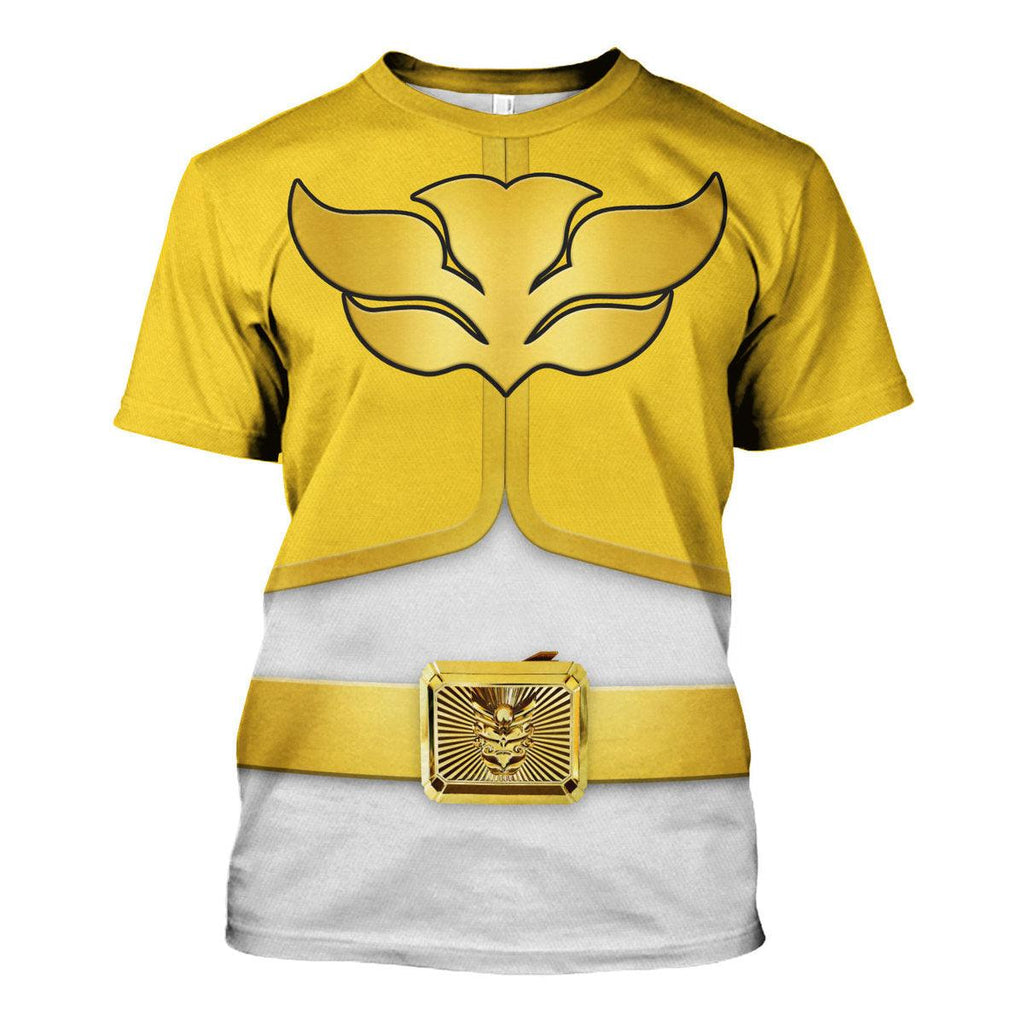 Gearhomie Megaforce Yellow Ranger Hoodies Sweatshirt T-shirt Hawaiian Sweatpants - Gearhomie.com