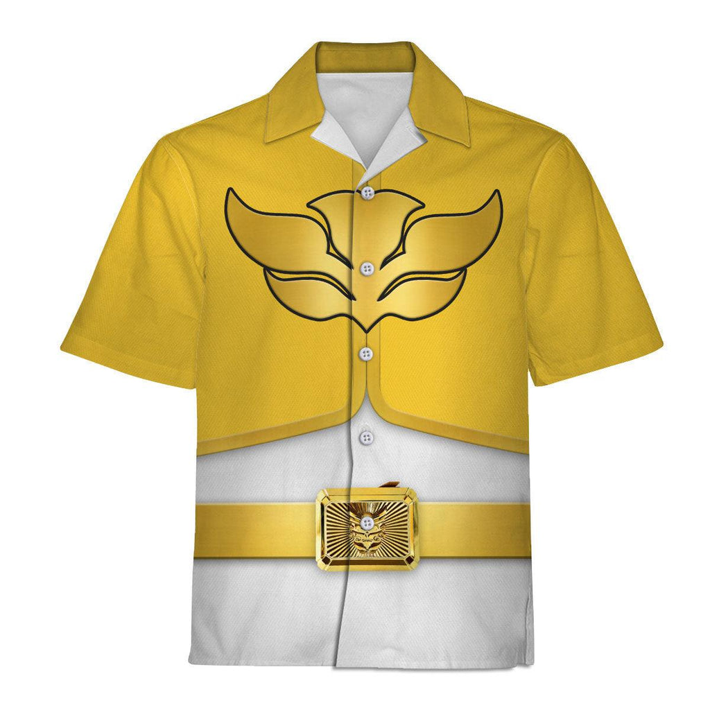 Gearhomie Megaforce Yellow Ranger Hoodies Sweatshirt T-shirt Hawaiian Sweatpants - Gearhomie.com