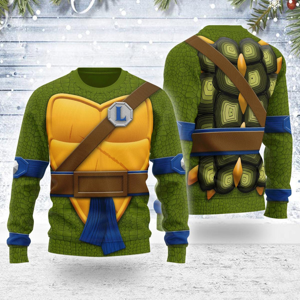 Gearhomie Merry Christmas Leonardo Unisex Wool Sweater - Gearhomie.com