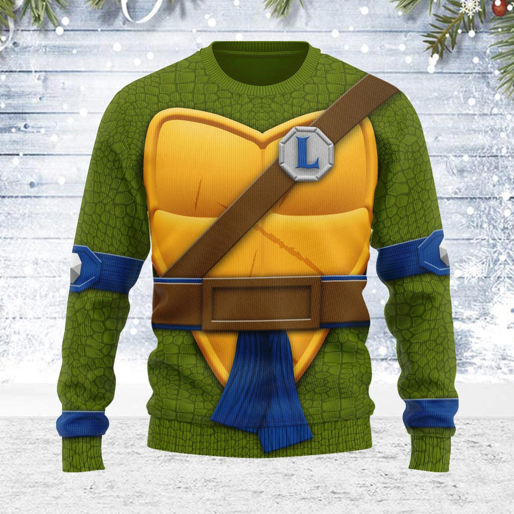 Gearhomie Merry Christmas Leonardo Unisex Wool Sweater - Gearhomie.com