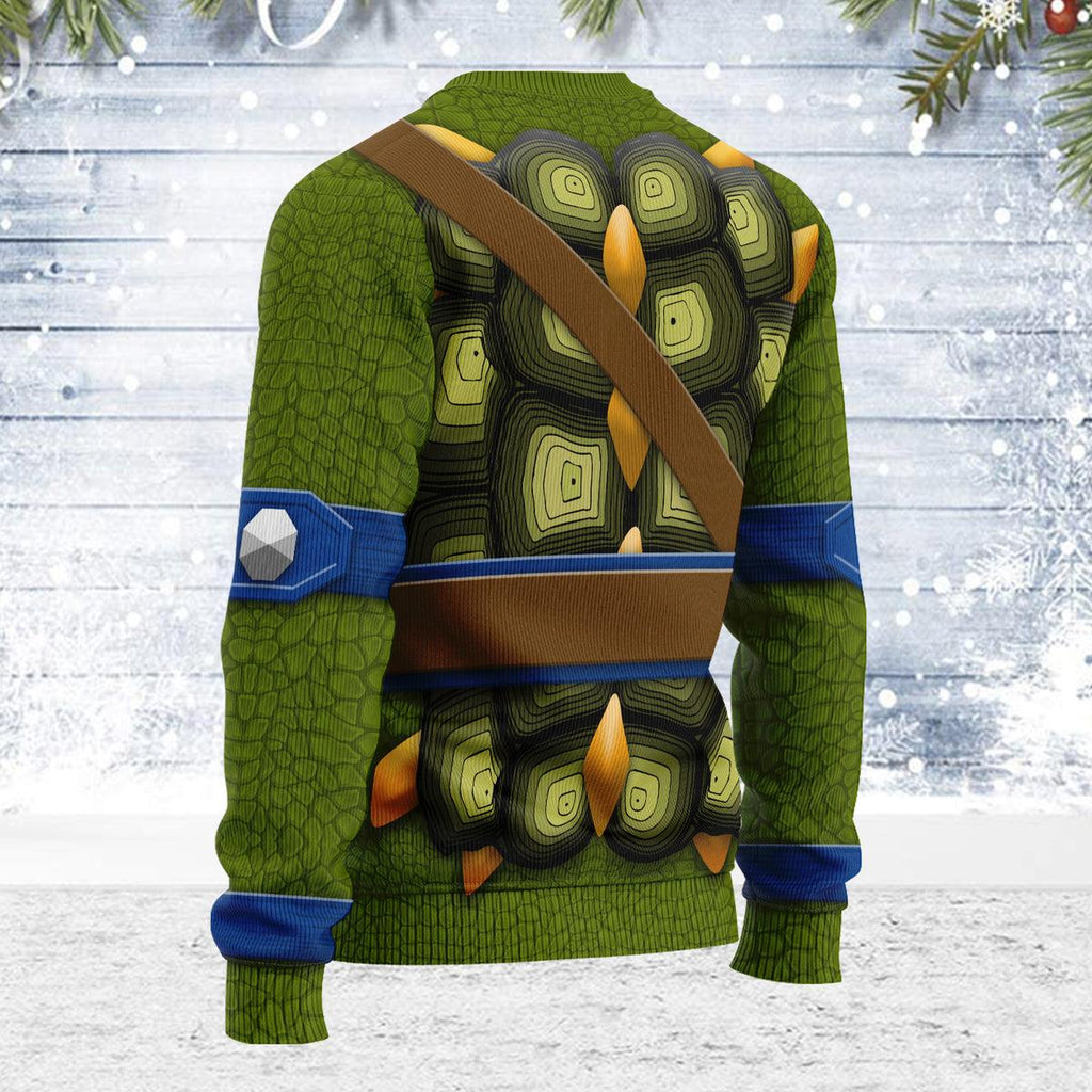 Gearhomie Merry Christmas Leonardo Unisex Wool Sweater - Gearhomie.com