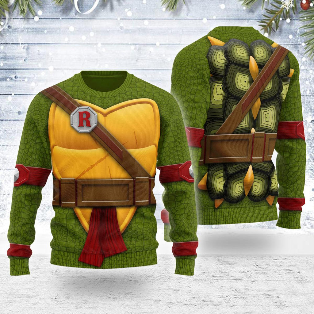 Gearhomie Merry Christmas Raphael Unisex Wool Sweater - Gearhomie.com