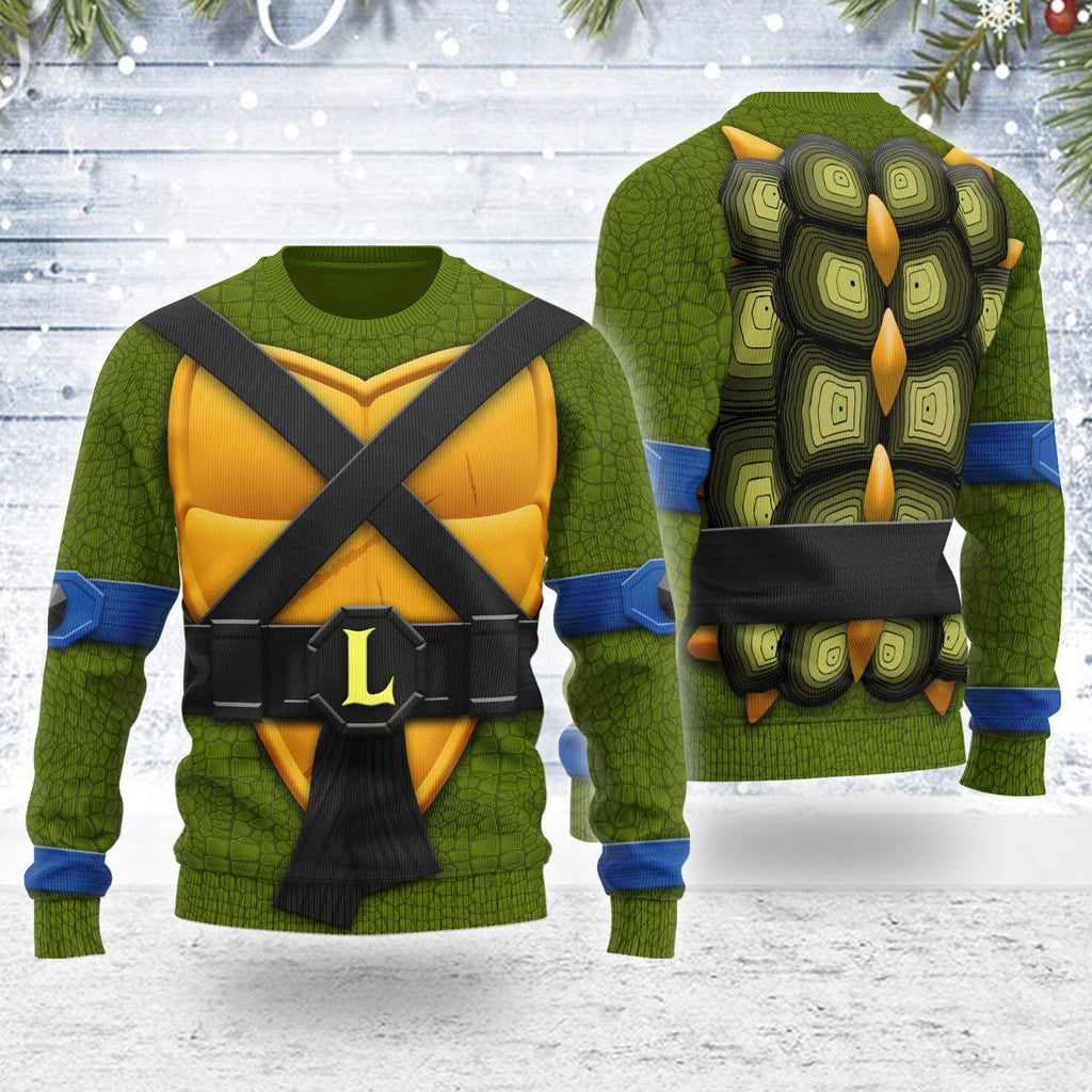 Gearhomie Merry Christmas Ultimates! Leonardo Unisex Wool Sweater - Gearhomie.com