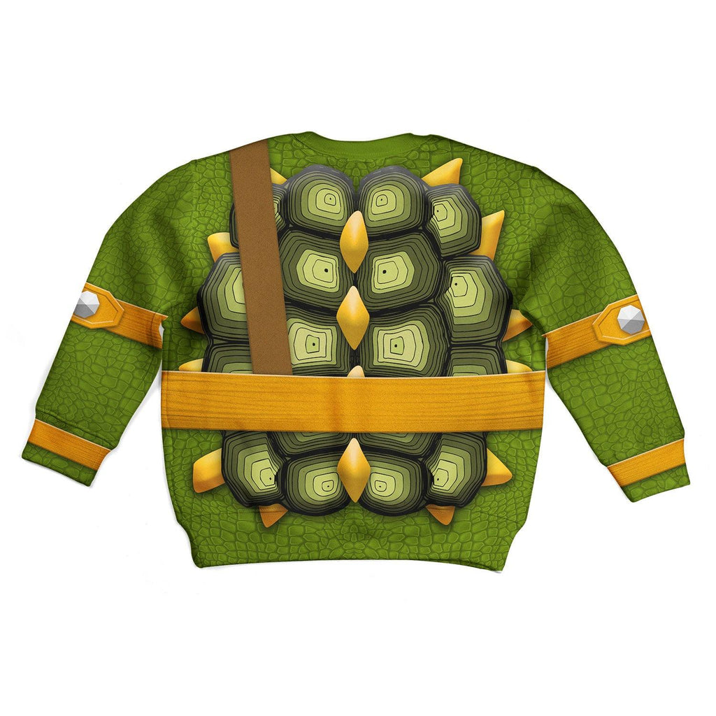 Gearhomie Michelangelo Costume Cosplay Kid Hoodie Sweatshirt T-Shirt - Gearhomie.com