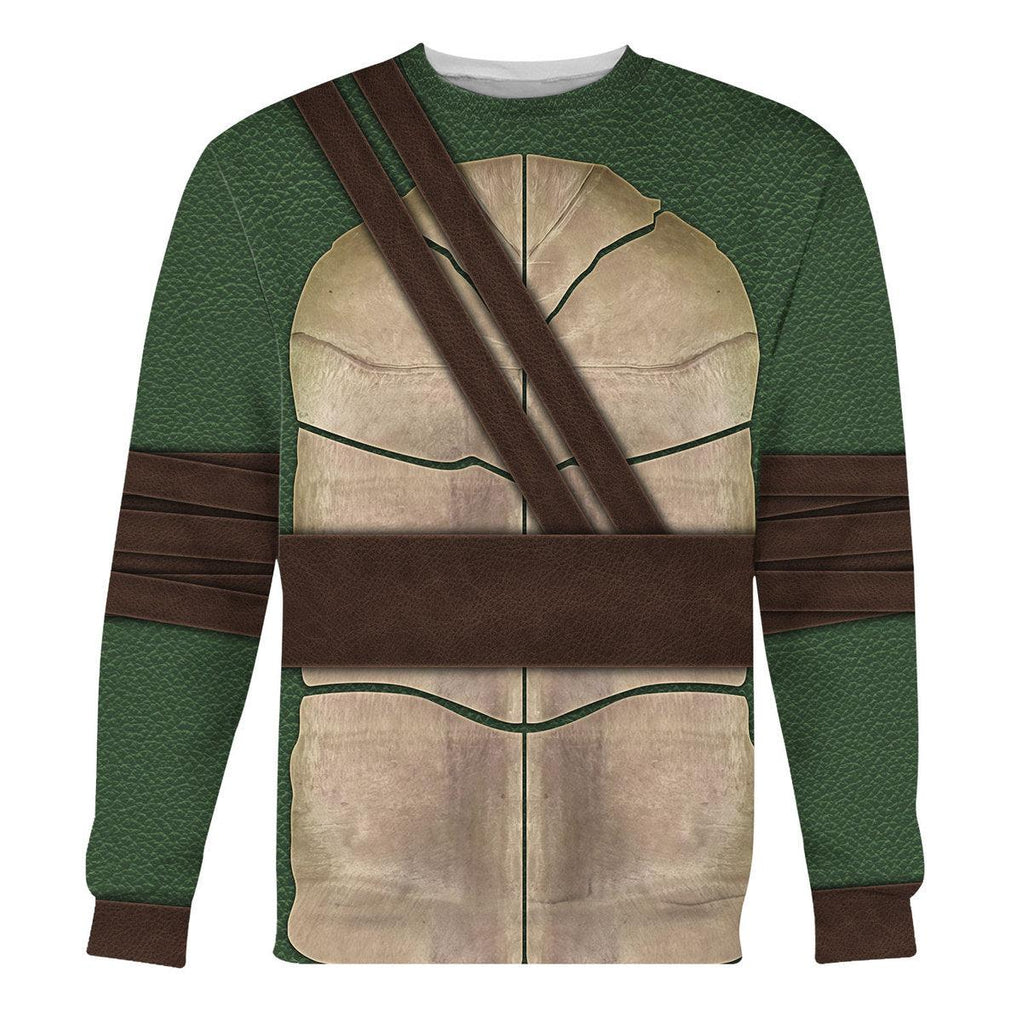 Gearhomie Ninja Turtles Leonardo Costume Hoodie Sweatshirt T-Shirt ZipHoodie Sweatpants - Gearhomie.com