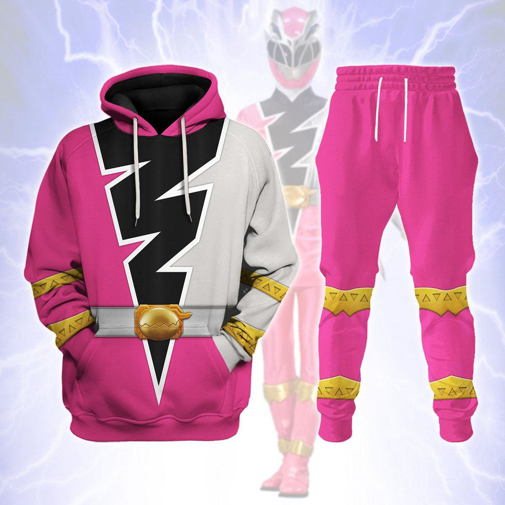 Gearhomie Pink Amelia Ranger Dino Fury Hoodies Sweatshirt T-Shirt Zip Hoodies Sweatpants - Gearhomie.com