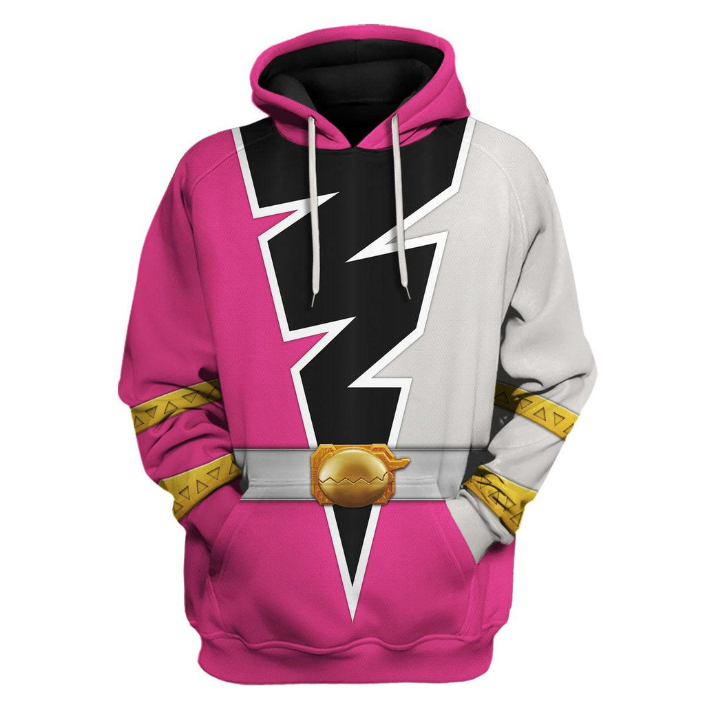 Gearhomie Pink Amelia Ranger Dino Fury Hoodies Sweatshirt T-Shirt Zip Hoodies Sweatpants - Gearhomie.com