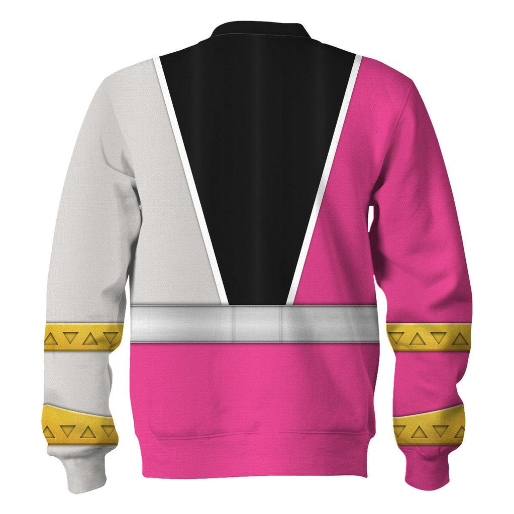 Gearhomie Pink Amelia Ranger Dino Fury Hoodies Sweatshirt T-Shirt Zip Hoodies Sweatpants - Gearhomie.com