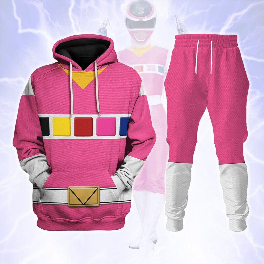 Gearhomie Pink Space Ranger Hoodies Sweatshirt T-shirt Hawaiian Tracksuit - Gearhomie.com