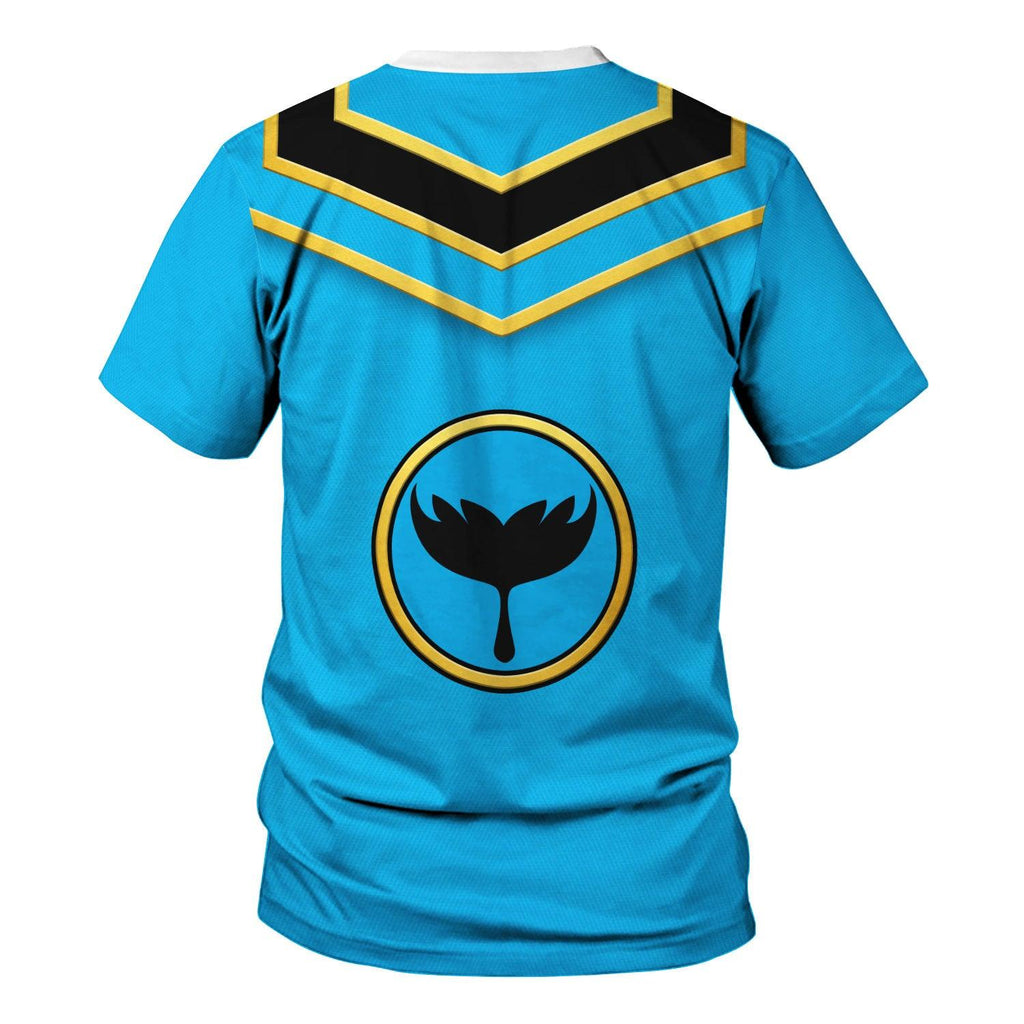 Gearhomie Power Rangers Mystic Force (2006) Blue Costume Hoodie Sweatshirt T-Shirt Tracksuit - Gearhomie.com